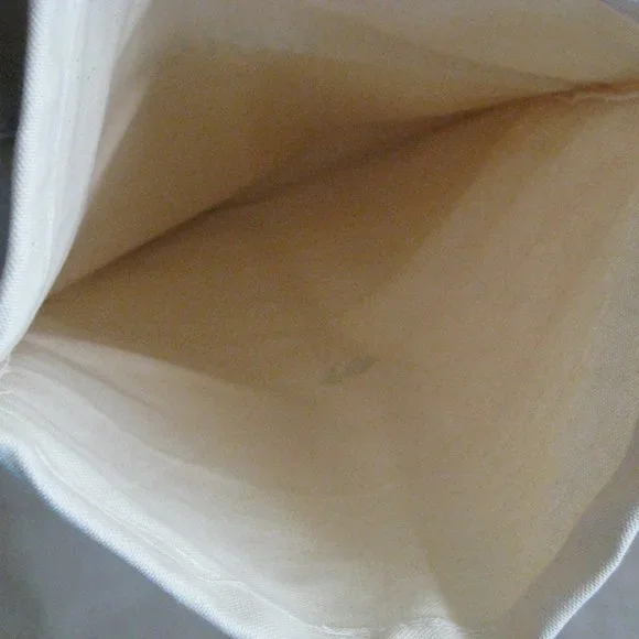 Koio Shoe Dust Bag Ivory Natural Cotton Canvas Storage Bag 13 1/2" x 16" - Picture 6 of 8